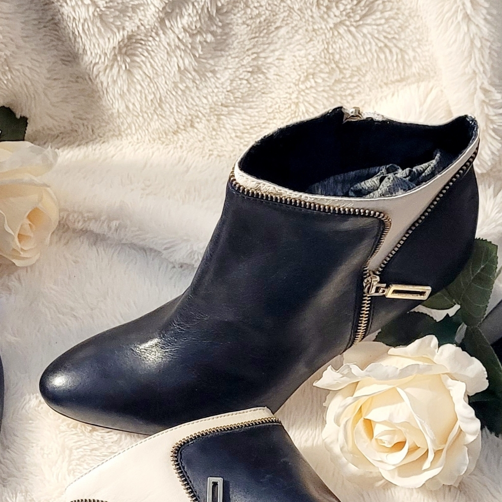 Elegant Black and White Women's Heels
